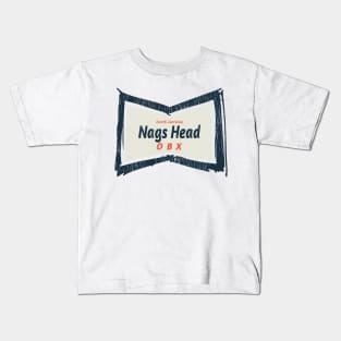 Nags Head, NC Summertime Vacationing Bowtie Sign Kids T-Shirt